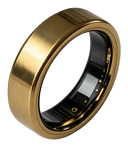 Bague connectée NAFAS, coloris doré